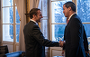 Juan Guaido, primit de Emmanuel Macron la Palatul Elysée, după o întâlnire cu Boris Johnson la Londra şi o participare la Forumul de la Davos