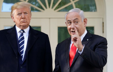 Trump îşi dezvăluie planul de pace salutat de israelieni, dar respins de palestinieni