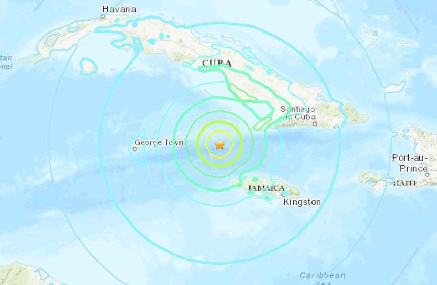 Cutremur cu magnitudinea 7,7 în Marea Caraibelor; a fost emisă alertă de tsunami pentru Cuba, Jamaica şi Insulele Cayman. VIDEO