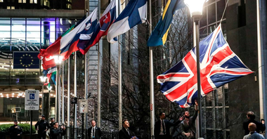 Union Jack retras de la sediile Consiliului European şi Parlamentului European de la Bruxelles