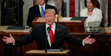 Trump promite să laude în Congres, de pe o poziţie consolidată, o Americă radioasă 