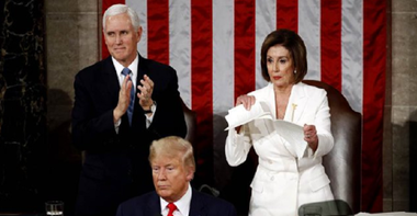 Trump îşi laudă promisiunile ”respectate” în discursul despre starea Uniunii, fără să evoce ”impeachmentul”, într-un Congres dezbinat ca ţara şi tensionat