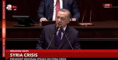 Erdogan dă ultimatum regimului al-Assad să se retragă până la sfârşitul lui februarie din nord-vestul Siriei