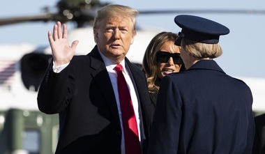 Donald Trump într-o vizită rapidă în India, unde va fi primit de mase mari de oameni