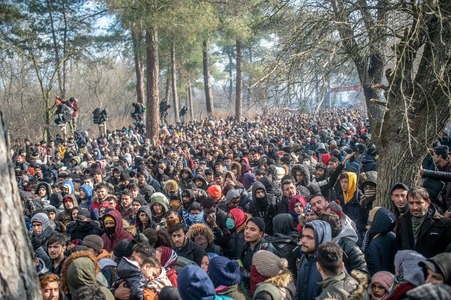 Aflux de migranţi la frontiera Turciei cu Grecia