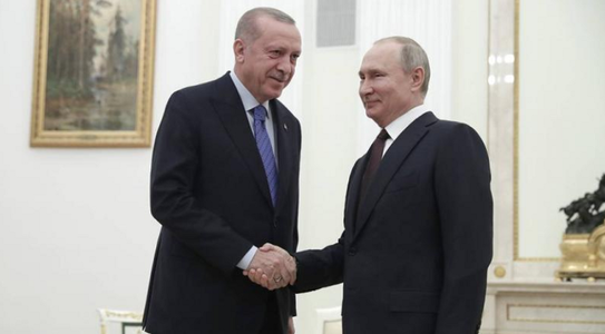 Erdogan, după întâlnirea cu Putin: Încetarea focului la Idleb va intra în vigoare de la miezul nopţii
