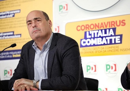 Preşedintele Partidului Democrat  din Italia a fost diagnosticat cu Covid-19. Guvernul italian a decis să trimită 20.000 de specialişti în spitale - VIDEO