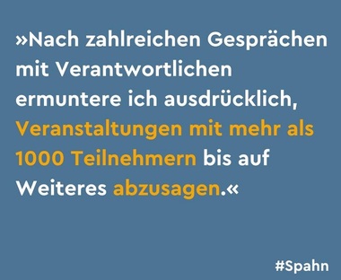 Coronavirus - Berlinul solicită anularea manifestaţiilor cu mai mult de 1.000 de persoane 