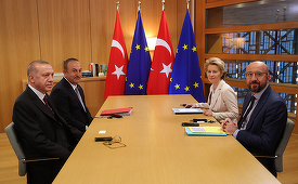Erdogan, îndemnat de UE să respecte acordul migraţiei din 2016, cere ”susţinerea concretă” a NATO