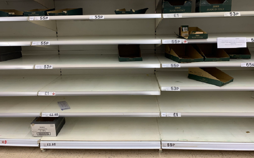 Supermarketurile de la Londra, luate cu asalt din cauza noului coronavirus