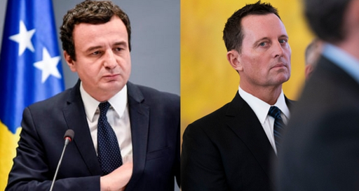 Premierul kosovar Albin Kurti îl acuză pe emisarul american Richard Grenell de urzirea crizei politice din Kosovo cu scopul de a deschide calea unui acord controversat cu Serbia privind un schimb teritorial