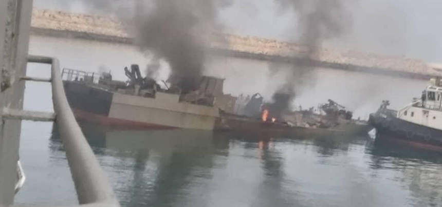 Cel puţin 19 marinari  morţi şi alţi 15 răniţi pe nava de război iraniană Konarak, scufundată de fregata iraniană de clasa Moudge Jamaran într-un ”friendly fire” într-un exerciţiu la Golful Oman