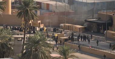 O rachetă cade în apropierea Ambasadei SUA în Zona Verde la Bagdad, al 28-lea atac vizând interese americane în Irak