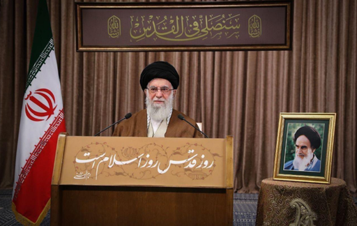 Lupta pentru ”eliberarea Palestinei” este o ”datorie islamică”, afirmă Ali Khamenei de ”Ziua Al-Qods” şi pare să anunţe că Iramul este implicat direct în conflictul israeliano-palestinian 