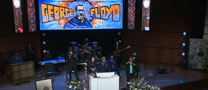 Ceremonie dedicată lui George Floyd - Celebrităţi şi politicieni, între sutele de oameni care i-au adus un omagiu la Minneapolis