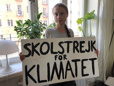 Greta Thunberg a apreciat că lumea a depăşit "un punct de schimbare socială"