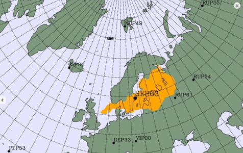 Creştere slabă a radioactivităţii de natură umană în Europa de Nord, inofensivă pentru om, cu originea în vestul Rusiei, potrivit unui institut olandez, sau în Letonia