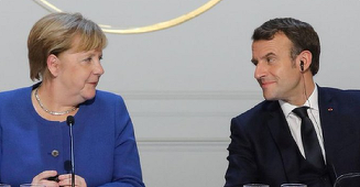 Merkel îl primeşte pe Macron la Castelul Meseberg înainte ca Germania să preia o preşedinţie semestrială riscantă a UE 