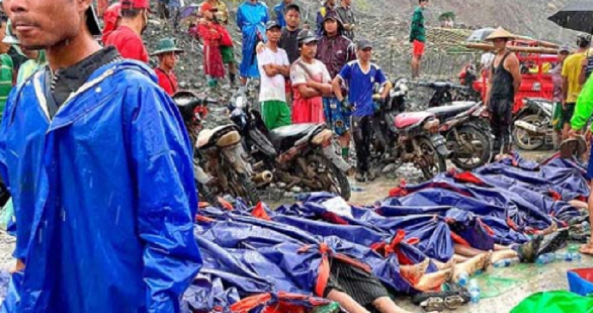 Cel puţin 113 morţi în nordul Myanmarului, într-o alunecare de teren în mine de jad