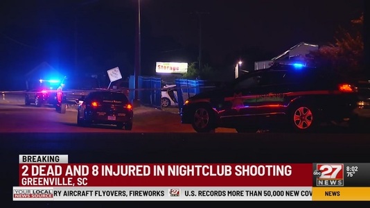 Doi morţi şi opt răniţi în urma unor împuşcături într-un club de noapte din Carolina de Sud