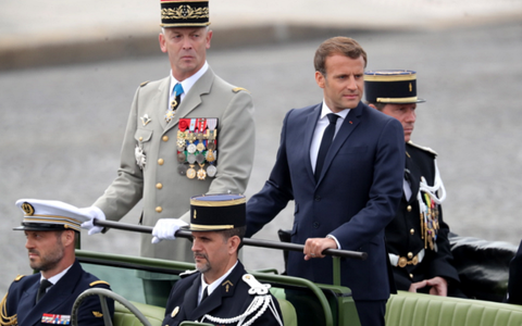 Macron prezidează o ceremonie fără precedent de Ziua Naţională a Franţei, din cauza epidemiei covid-19