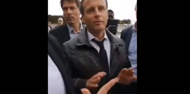 Emmanuel Macron, interpelat de veste galbene în timpul unei plimbări de Ziua Naţională la Palatul Tuileries împreună cu soţia sa Brigitte
