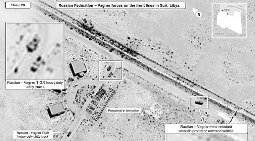 Pentagonul acuză Moscova de livrarea unor avioane de vânătoare, rachete antiaeriene, mine şi vehicule blindate rebelilor din Libia prin intermediul grupului rus de mercenari Wagner, apropiat lui Putin