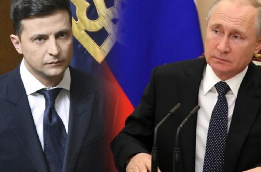 Putin şi Zelenski au discutat telefonic despre conflictul din estul Ucrainei şi şi-au exprimat sprijinul pentru armistiţiul care începe astăzi