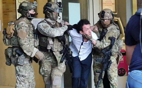 Uzbekul care a luat o ostatică la o bancă într-un centru de afaceri de la Kiev, arestat într-o operaţiune SBU