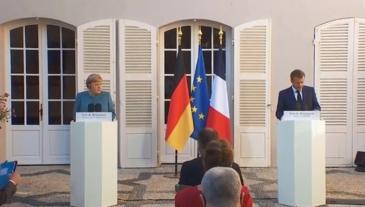 Belarus, Turcia, vaccinul contra Covid-19 - Macron şi Merkel abordează crizele care afectează Europa