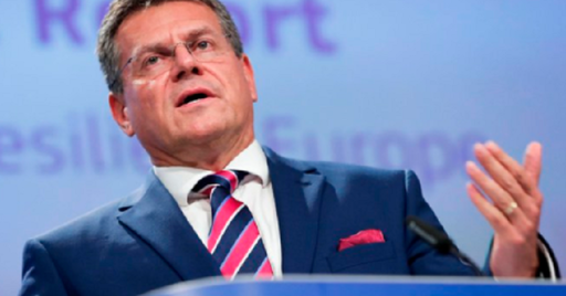 Vicepreşedintele Comisiei Europene Maros Sefcovic se întâlneşte la Londra cu Michael Gove pentru a primi clarificări cu privire la aplicarea Acordului Brexitului de către Guvernul Johnson