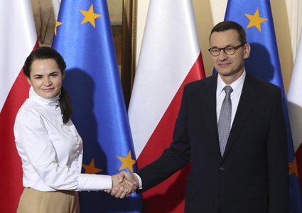 Premierul ceh a respins prin veto propunerea Poloniei de a o invita pe lidera opoziţiei din Belarus, Svetlana Tihanuskaia, la o reuniune a Grupului de la Vişegrad