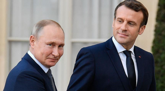 Putin şi Macron îndeamnă la o încetare ”completă” a focului în Nagorno Karabah