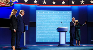 Biden le urează o ”recuperare rapidă” lui Donald şi Melaniei Trump, cu care s-a întâlnit în prima dezbatere televizată