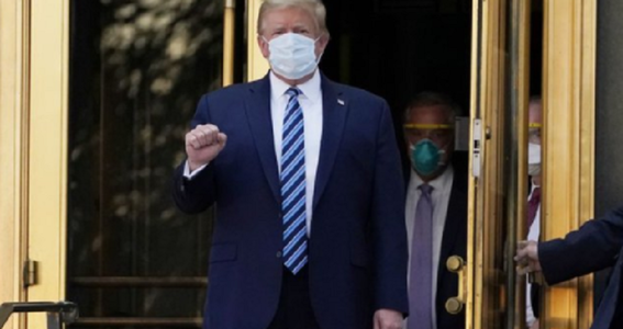Medicul lui Trump a anunţat că preşedintele nu mai reprezintă un risc de transmitere a Covid-19