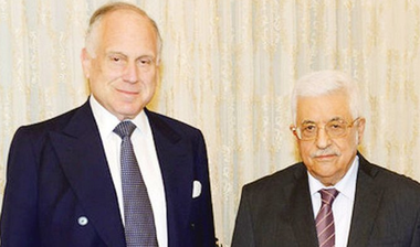 Întâlnire între preşediţii palestinian Mahmoud Abbas şi al Congresului Evreiesc Mondial Ronald în Cisiordania