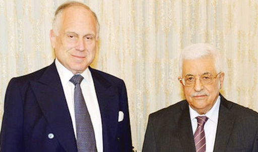 Întâlnire între preşediţii palestinian Mahmoud Abbas şi al Congresului Evreiesc Mondial Ronald în Cisiordania