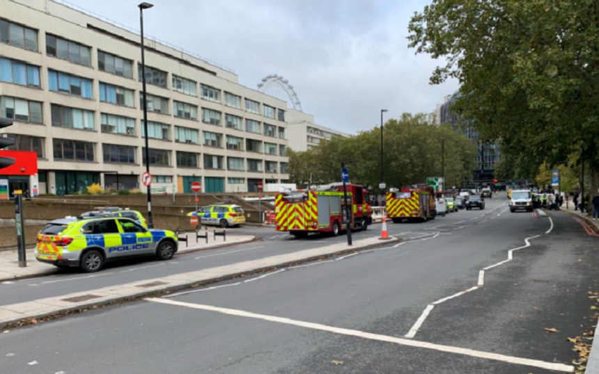 UPDATE-Poliţia ridică alerta în urma unei intervenţii la Spitalul St. Thomas, în centrul Londrei, în cursul căreia circulaţia a fost oprită pe Podul Westminster