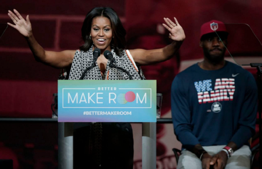 Michelle Obama şi Lebron James îşi unesc forţele şi promovează votul anticipat în SUA
