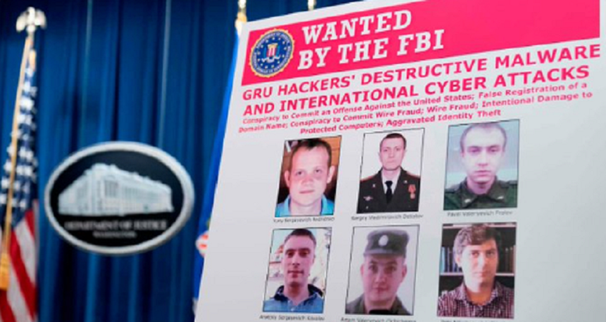 Kremlinul denunţă o ”rusofobie” americană după inculparea a şase agenţi GRU cu privire la atacuri cibernetice mondiale