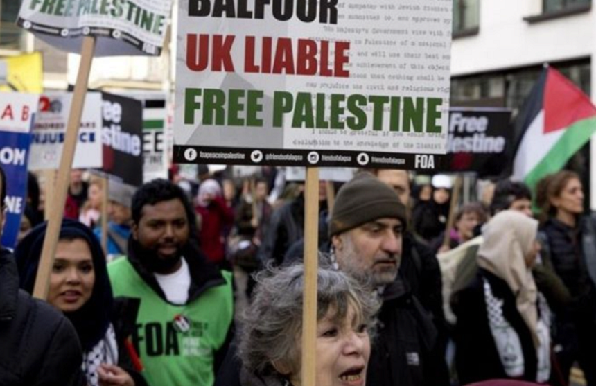 Palestinienii dau în judecată Guvernul britanic, după un secol, cu privire la Declaraţia Balfour, care a deschs calea înfiinţării statului israelian, din care decurge ”suferinţa palestinienilor”, şi cer despăgubiri
