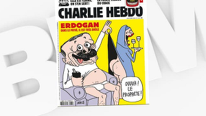 Ankara deschide o anchetă cu privire la caricatura Charlie Hebdo a lui Erdogan şi ameninţă cu un răspuns ”diplomatic”