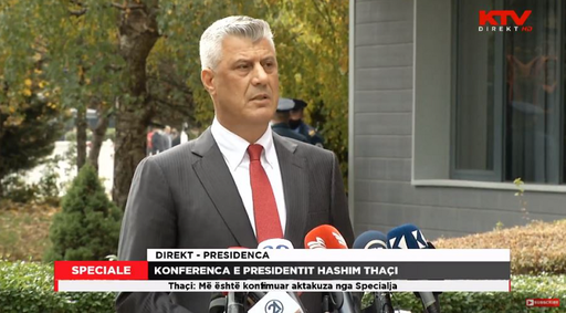 Preşedintele Kosovo, Hashim Thaci, a fost arestat sub acuzaţia de crime de război şi transferat la Haga