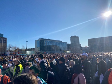 Germania: Mii de oameni la un protest anti-mască - VIDEO