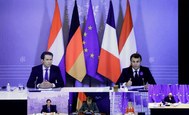 Macron îndeamnă la UE la ”un răspuns rapid şi coordonat” împotriva terorismului, după atacurile din Franţa şi Austria