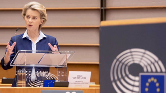 Ursula von der Leyen anunţă în Parlamentul European o cale ”foarte îngustă” către un acord post-Brexit, o soluţionare a problemei litigiilor, un compromis privind normele în domeniile mediului, social şi fiscal, însă problema pescuitului ”rămâne foarte co