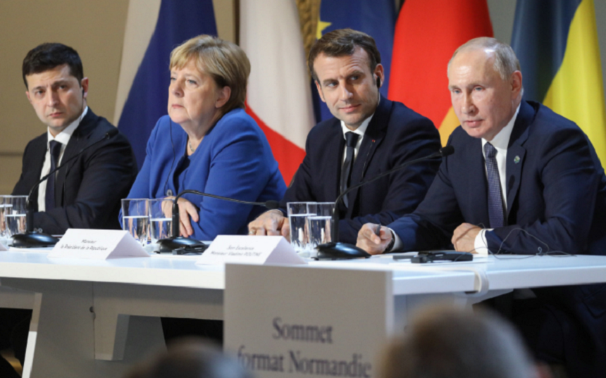 Discuţii între Macron, Putin şi Zelenski despre Războiul din Ucraina, la un an de la summitul de la Paris