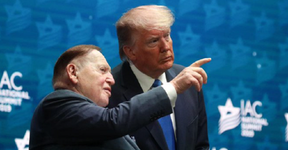 Un important donator al lui Trump, magnatul cazinourilor Sheldon Adelson, un influent opozant al soluţiei cu două state în conflictul israeliano-palestinian, moare de cancer la vârsta de 87 de ani