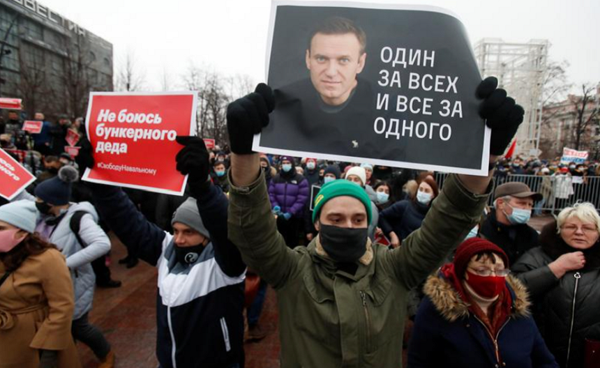 Manifestanţii care-l susţin pe Navalnîi, ameninţaţi de poliţia rusă înaintea mobilizării de duminică
