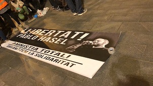 Manifestaţii în mai multe oraşe din Spania pentru eliberarea rapperului Pablo Hasel, condamnat pentru elogierea terorismului şi calomnierea monarhiei